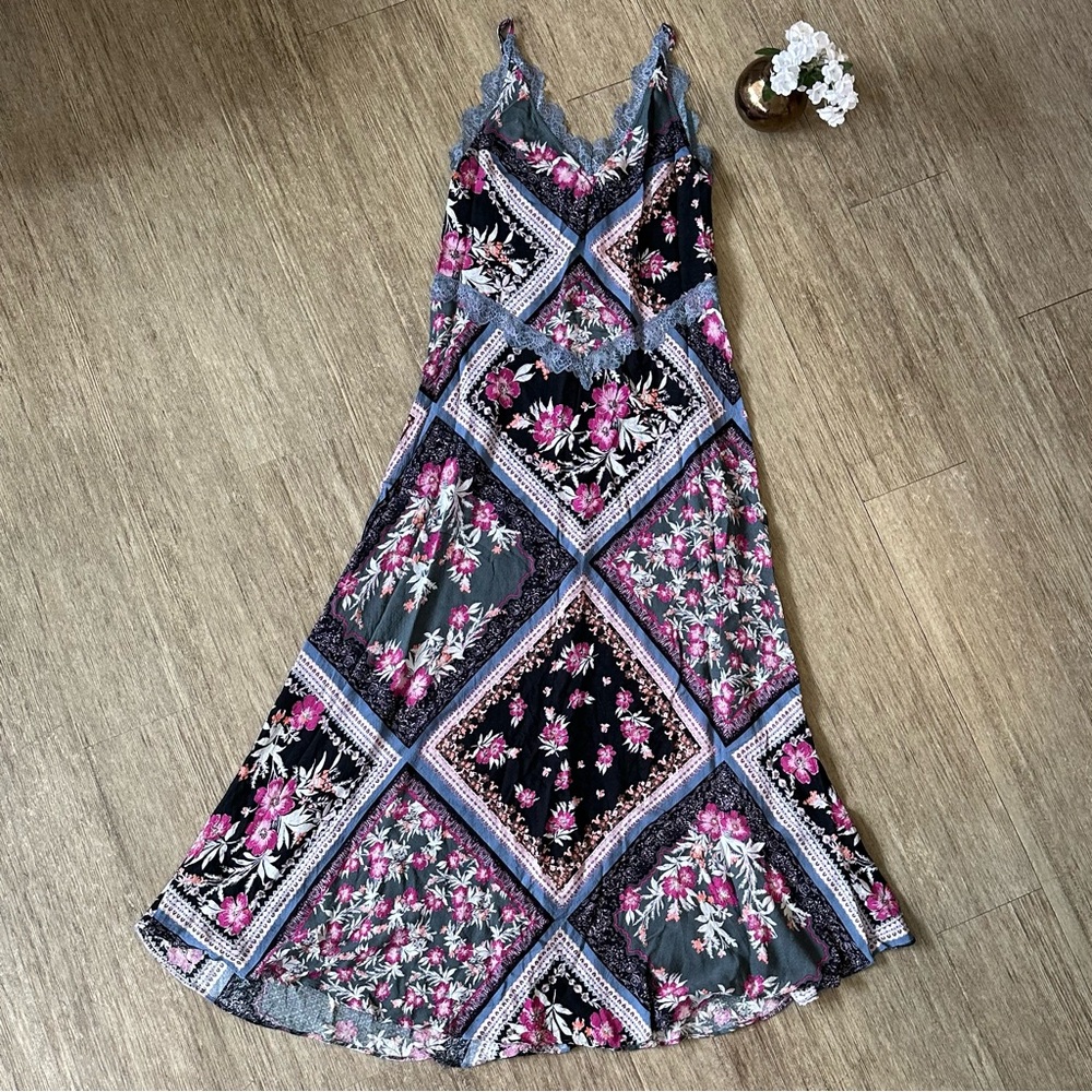 Free People Floral Maxi Dress